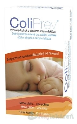 Celsis Farmaceutica ColiPrev kapky dopl.stravy s obsahem laktázy 15 ml