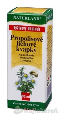 NATURLAND PROPOLISOVÉ LIEHOVÉ KVAPKY 1x30 ml