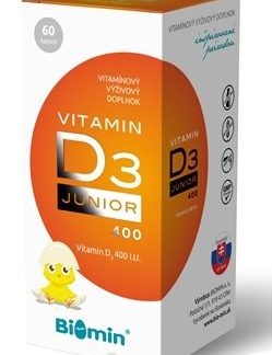 Biomin VITAMIN D3 JUNIOR 400 I.U.