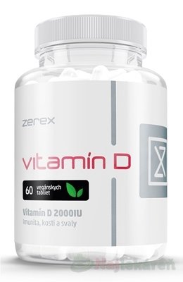 Zerex Vitamín D 2000 IU, 60ks