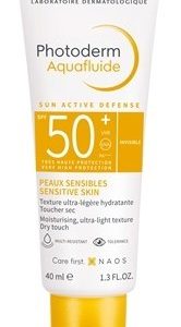 BIODERMA Photoderm Aquafluide SPF 50+ netónovaný krém 40ml, 2+1 ZADARMO