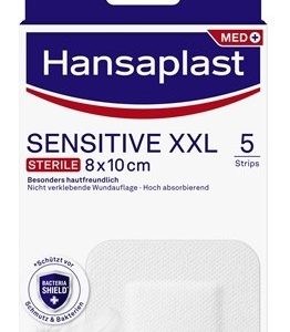 Hansaplast MED SENSITIVE XXL náplasť (8x10 cm), 5ks