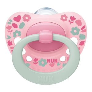 NUK Dudlík Signature 6-18 m box sv.ružový