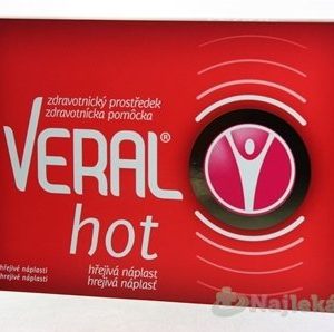 VERAL HOT hrejivá náplasť na bolesť 2 ks, Akcia