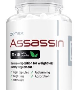 Zerex Assassin 60 kapsúl, Akcia